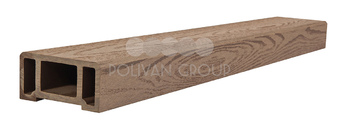 Polivan Groop Поручень (текстура дерева или 3D фактура мелкой полоски) цвет светло-коричневый