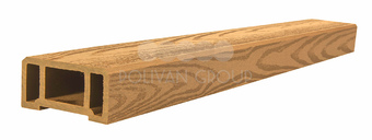 Polivan Groop Поручень (текстура дерева или 3D фактура мелкой полоски) цвет песочный