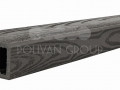 Сопутствующие товары Polivan Groop Поручень (текстура дерева или 3D фактура мелкой полоски) цвет черный