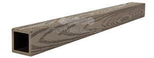 Polivan Groop Балясина (текстура дерева или 3D фактура мелкой полоски) цвет темно-коричневый