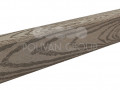 Сопутствующие товары Polivan Groop Балясина (текстура дерева или 3D фактура мелкой полоски) цвет темно-коричневый